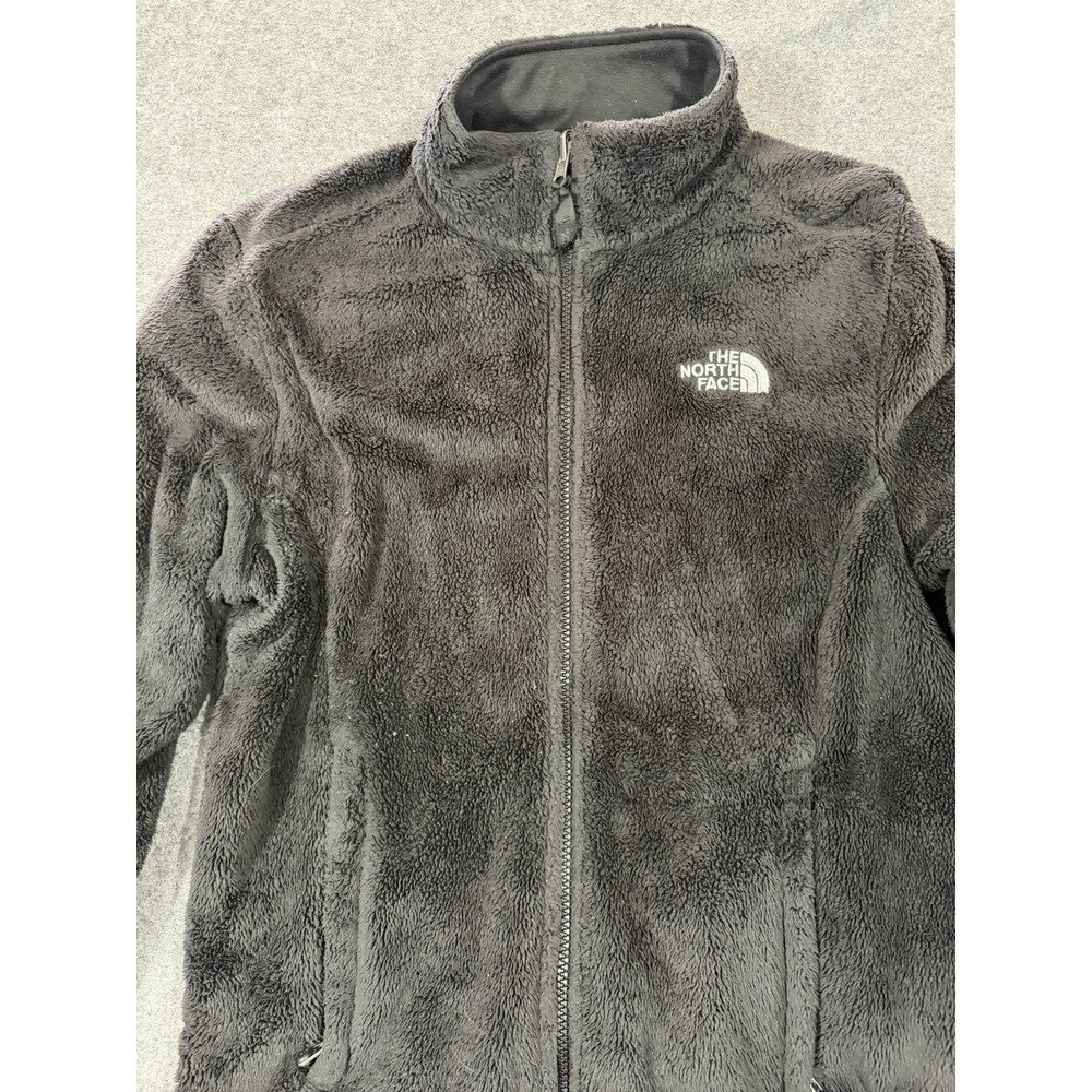 The North Face Osito Full Zip Fleece Jacket Charcoal Gray Grey Women's M - Picture 2 of 7